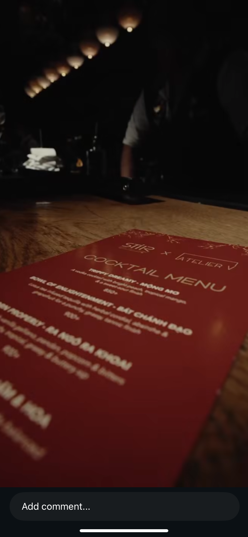 Stir Bar Vietnam bar takeover event Indore – guest shift bar at Atelier V September 2025