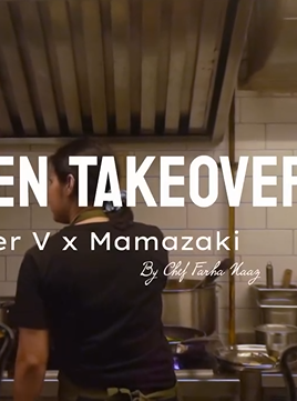 Atelier V x Mamazaki kitchen takeover event Indore — Chef Farah Naaz contemporary North Eastern Indian set menu June 2026