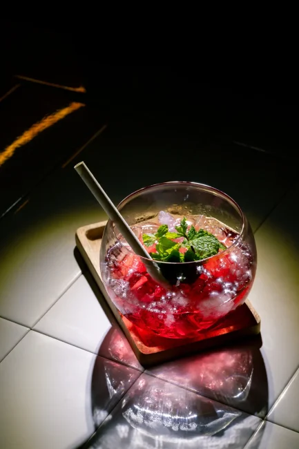 "Hipa Hipa handcrafted cocktail at Atelier V cocktail bar in Indore"